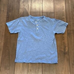 JCrew Kids' short-sleeve garment-dyed Henley - Size 8/9